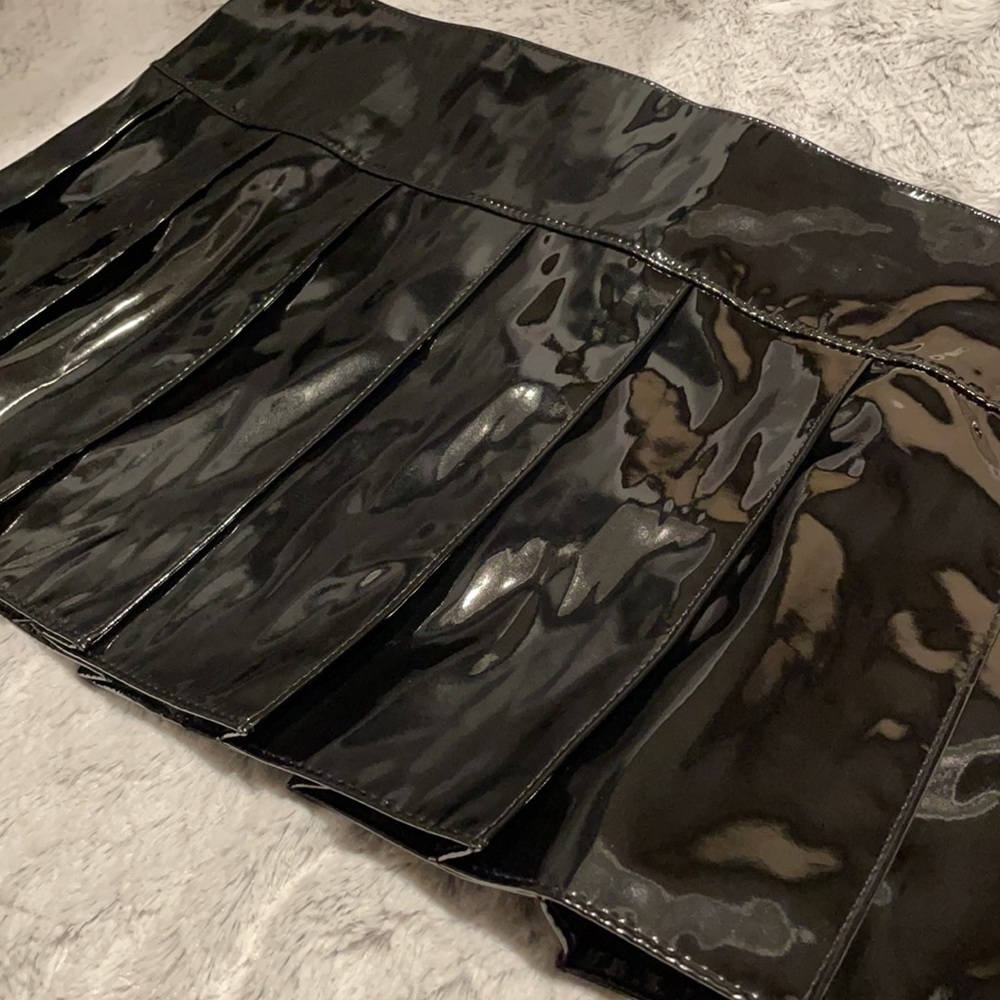 Allure Lingerie Black Pleated Skirt